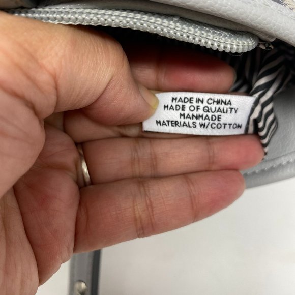 Nine West Tote Bag Silver and Gray - Picture 14 of 16